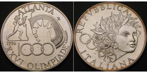 1000 Lira 意大利 銀 