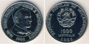1000 Metical Мозамбик,Республика Copper/Nickel 