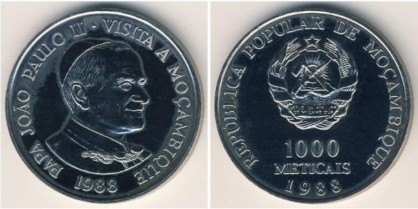1000 Metical Мозамбик,Республика Copper/Nickel 
