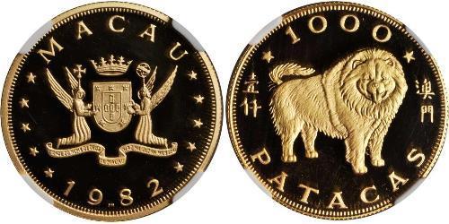 1000 Pataca Macao (1862 - 1999) Oro 