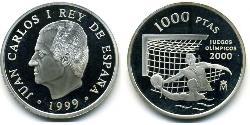 1000 Peseta Royaume d’Espagne (1976 - ) Argent 