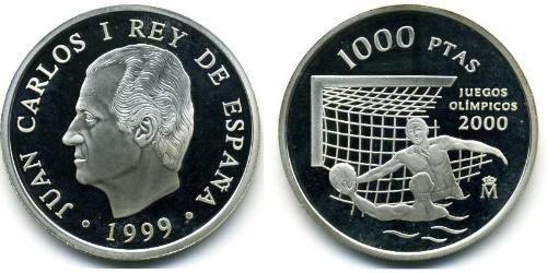 1000 Peseta Regno di Spagna (1976 - ) Argento 