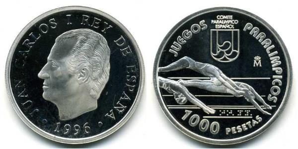 1000 Peseta Reino de España (1976 - ) Silber 