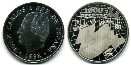 1000 Peseta 西班牙 銀 