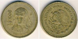 1000 Peso Messico (1867 - ) Ottone 