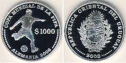 1000 Peso Uruguay Plata 