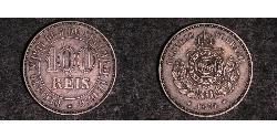 1000 Reis Brésil / Empire du Brésil (1822-1889) Argent 