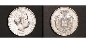 1000 Reis Royaume de Portugal (1139-1910) Argent Charles I de Portugal (1863-1908)