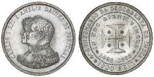 1000 Reis Royaume de Portugal (1139-1910) Argent Charles I de Portugal (1863-1908)