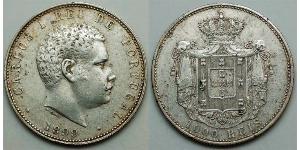 1000 Reis Royaume de Portugal (1139-1910) Argent Charles I de Portugal (1863-1908)