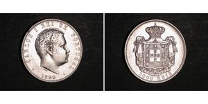 1000 Reis Royaume de Portugal (1139-1910) Argent Charles I de Portugal (1863-1908)