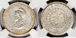 1000 Reis Brasile Argento 