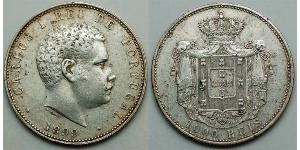 1000 Reis Regno del Portogallo (1139-1910) Argento Carlo I del Portogallo (1863-1908)
