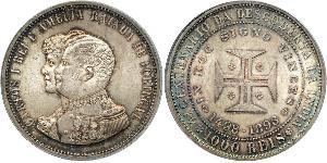 1000 Reis Kingdom of Portugal (1139-1910) Silber  Karl I. von Portugal (1863-1908)