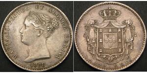 1000 Reis Kingdom of Portugal (1139-1910) Silver 