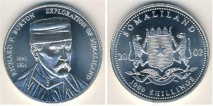 1000 Shilling Somaliland Argent 