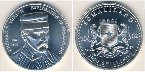 1000 Shilling Somaliland Silber 