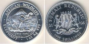 1000 Shilling Somalia Silver 