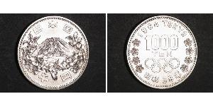 1000 Yen Japon Argent 