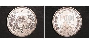 1000 Yen Japón Plata 