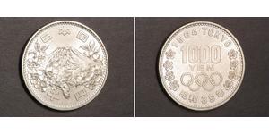 1000 Yen Japón Plata 