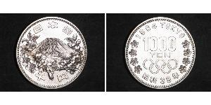 1000 Yen Japón Plata 