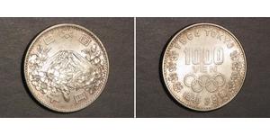 1000 Yen Japón Plata 