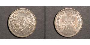 1000 Yen Japón Plata 