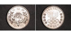 1000 Yen Japón Plata 