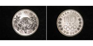 1000 Yen Japón Plata 