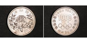 1000 Yen Japón Plata 