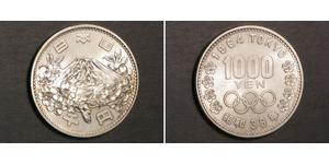 1000 Yen Japón Plata 