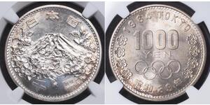 1000 Yen Japan Silber 