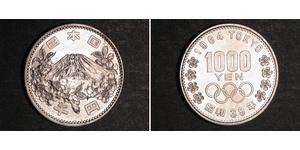 1000 Yen Japan Silber 