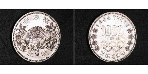 1000 Yen Japan Silber 