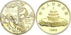 1000 Yuan Cina Oro 
