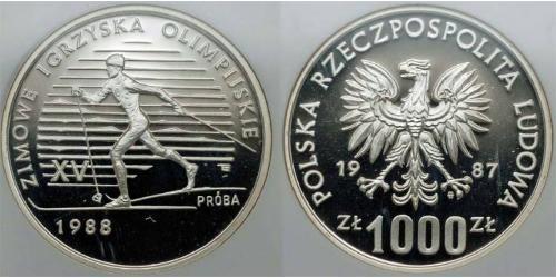 1000 Zloty République populaire de Pologne (1952-1990)  