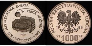 1000 Злотый Польша  