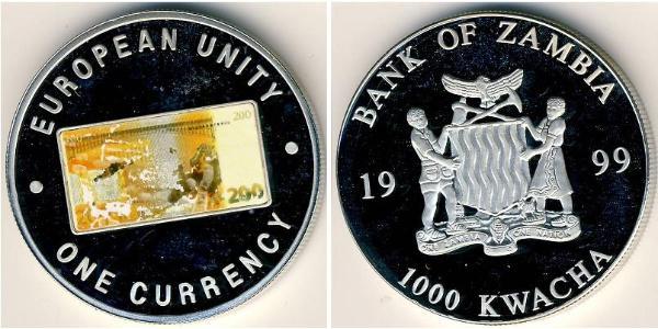 1000 Квача Замбія (1964 - )  