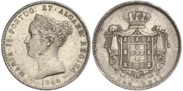 1000 Рейс Королевство Португалия (1139-1910) Серебро 