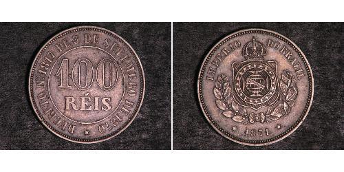 1000 Рейс Бразилія / Бразильська імперія (1822-1889) Срібло 