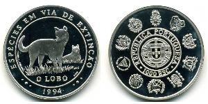 1000 Эскудо Португальская Республика (1975 - ) Серебро 
