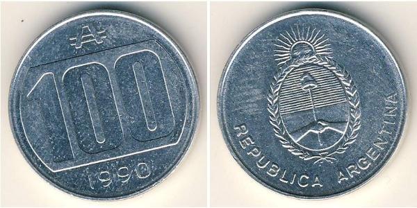 100 Austral 阿根廷 铝 