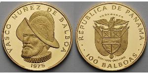 100 Balboa Panama Gold Vasco Núñez de Balboa (1475 – 1519)