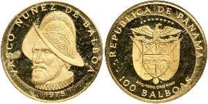 100 Balboa Republic of Panama Gold Vasco Núñez de Balboa (1475 – 1519)