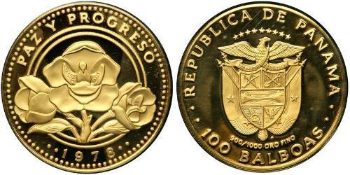 100 Balboa Republic of Panama Gold 