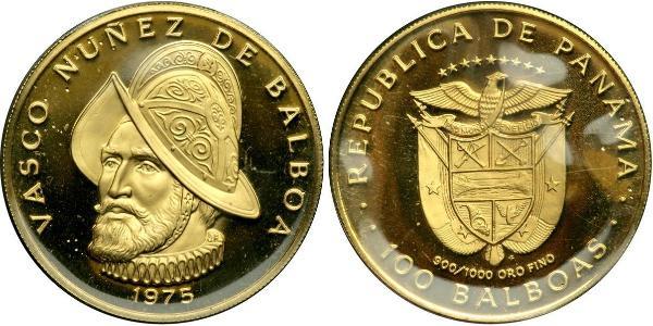 100 Balboa Republic of Panama Gold Vasco Núñez de Balboa (1475 – 1519)