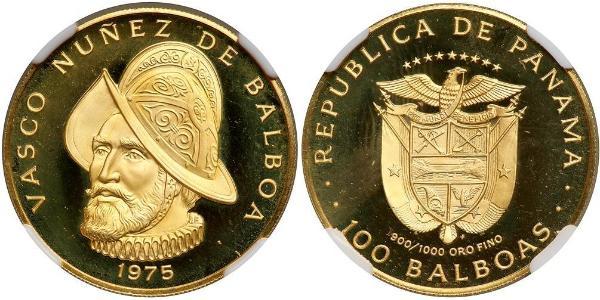 100 Balboa Republic of Panama Gold Vasco Núñez de Balboa (1475 – 1519)