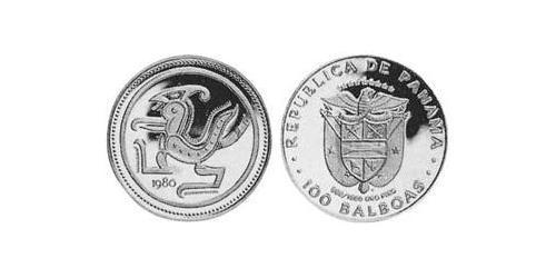 100 Balboa Panama Or 