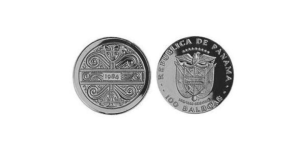 100 Balboa Panama Or 